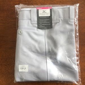 Mizuno gray softball pants- new